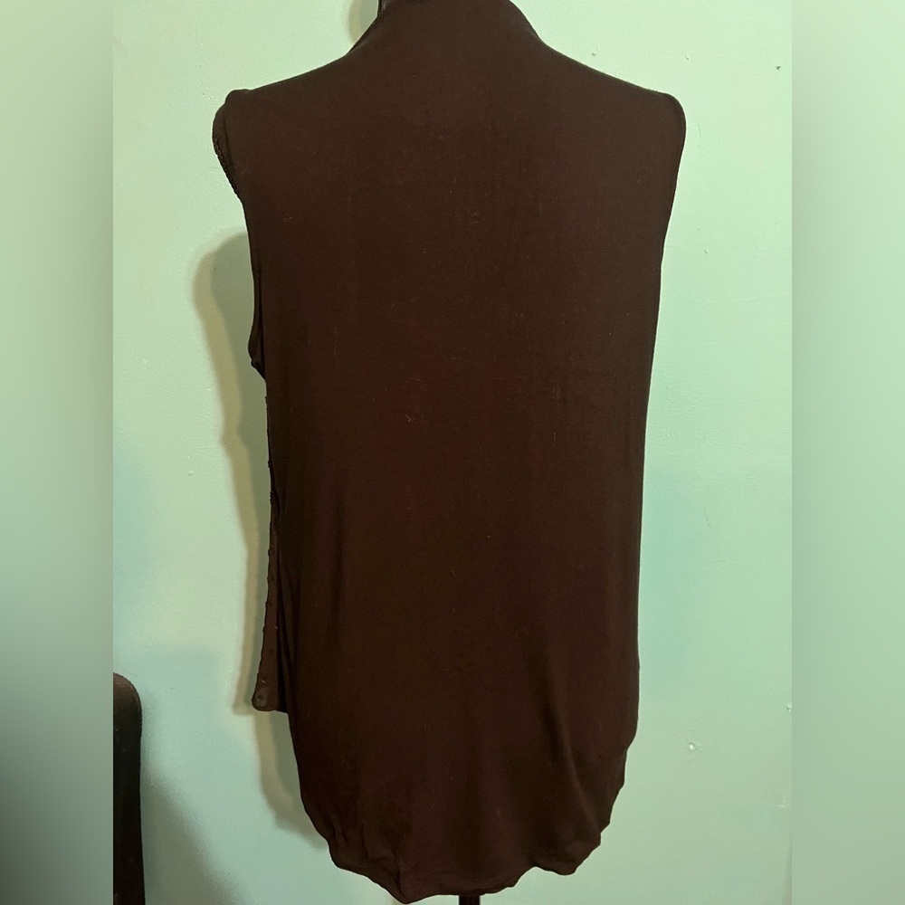 #85 Black blouse, with colored accent - Picture 2 of 5